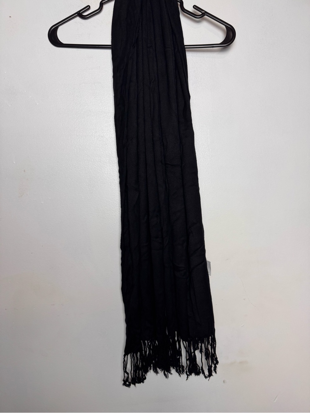 Long black scarf